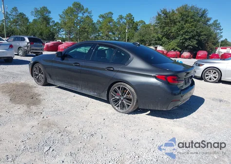 2021 BMW 530I из США, поврежденный, VIN WBA53BH03MCG09861